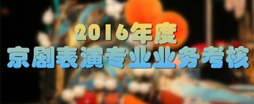 操b在线播放日本国家京剧院2016年度京剧表演专业业务考...